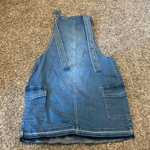 Justice Girls denim overall dress